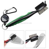  2 PCS Golf Club Brush Ball Slot Cleaning Brush Set (Xanh lam) 