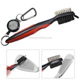  2 PCS Golf Club Brush Ball Slot Cleaning Brush Set (Xanh lam) 