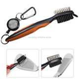  2 PCS Golf Club Brush Ball Slot Cleaning Brush Set (Xanh lam) 