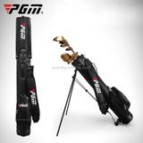  PGM Golf Công suất lớn Túi nylon + PU có giá đỡ cho nam và nữ (Đen đỏ) 