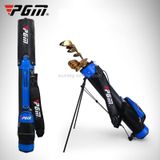  PGM Golf Công suất lớn Túi nylon + PU có giá đỡ cho nam và nữ (Đen đỏ) 