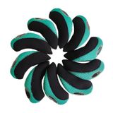  10 CÁI / Bộ 15X7 Mũ đội đầu Câu lạc bộ Golf chống nước và chống mài mòn Neoprene (Màu đen) 