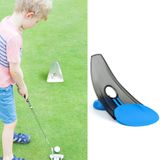  2 chiếc Golf Putting Thực hành Huấn luyện viên Putting trong nhà hoặc ngoài trời (Cam) 