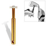  2 PCS Golf Grooving Head Sharpening Dụng cụ hợp kim hình nêm mạnh (Xanh lam) 