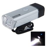  MC-QD001 180 Lumens USB LED có thể sạc lại Ánh sáng nhôm sáng với giá đỡ tay cầm (Đen) 