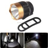  Đi xe đạp Q5 LED 3 chế độ Đèn pha Đèn pha Đèn pha Đèn pha Chống thấm nước cho Xe đạp leo núi (Đỏ đen) 