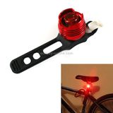  Nhôm Xe đạp Đi xe đạp Phía trước Đuôi xe Mũ bảo hiểm Đỏ Trắng Đèn Flash Đèn LED Cảnh báo An toàn Đèn Cảnh báo Đi xe đạp Thận trọng Ánh sáng Không thấm nước (Đèn Đỏ Vỏ Trắng) 