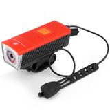  Cyclingbox BG-1811 Loa sạc xe đạp phía trước USB Phụ kiện xe đạp leo núi đa chức năng (màu xanh) 