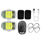  Điều khiển từ xa Đèn LED cảnh báo xe ô tô điện điều khiển từ xa, Thông số kỹ thuật: 2 Đèn + 1 RC 
