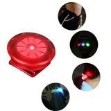  10 CÁI Đèn Kẹp Giày LED Đèn LED Mini Clip Ánh sáng ngoài trời Đèn cảnh báo chạy ban đêm (Xanh lam) 