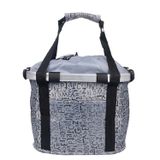  Giỏ đựng đồ trước xe đạp Giỏ hợp kim nhôm có thể gập lại, Kích thước: L (Tím) 