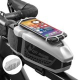  Xe đạp phía Tây Xe đạp phía trước Tia Tube Tube Bag Mountain Road Bike Thiết bị cưỡi không thấm nước (Tro tối) 