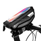  WILD MAN E1 Túi trước chống thấm nước MTB Bộ điện thoại di động Phụ kiện đi xe đạp Túi ống (Đỏ) 