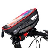  WILD MAN E1 Túi trước chống thấm nước MTB Bộ điện thoại di động Phụ kiện đi xe đạp Túi ống (Đỏ) 