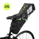  Túi xe đạp West Biking 10L West đầy đủ không thấm nước Túi đuôi phản quang Công suất đường dài Túi ghế sau 