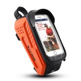  Túi đi xe đạp phía trước Túi phía trước TPU Hard Shell cưỡi chùm tia phía trước (màu xanh lá cây huỳnh quang) 