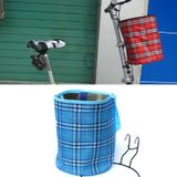  5 chiếc giỏ xe đạp vải treo giỏ gấp giỏ xe đạp (hình vuông màu đen) 