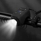  Xe đạp 2 trong 1 Chuông Decibel chống nước có thể sạc lại với đèn Highlight (Đỏ) 