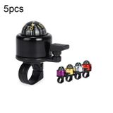  5pcs Bicycle Bell Mountain Bike Compass Aluminum Alloy Bell Riding Equipment Accessories, Random Color Delivery 
