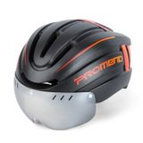  Hấp dẫn mũ bảo hiểm kính xe đạp leo núi TK-12H15 với đèn cảnh báo, kích thước: L (Titanium Grey) 