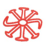  Cưỡi mũ bảo hiểm silicon bên trong pad chống thấm tóc thoáng khí mũ bảo hiểm di động (màu xanh) 