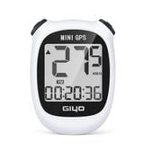  Màn hình LCD Giyo M3 Xe đạp GPS Xe đạp Máy tính không dây Đường xe đạp Velocimeter (Trắng) 