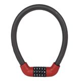  57 x 1,72cm Xe đạp và xe điện Khóa kết hợp 5 chữ số Khóa xe đạp chống trộm an toàn (Tất cả màu đen) 