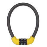  57 x 1,72cm Xe đạp và xe điện Khóa kết hợp 5 chữ số Khóa xe đạp chống trộm an toàn (Tất cả màu đen) 