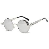  Kính râm Steampunk Retro Gọng tròn kim loại dành cho Nam Nữ (13) 