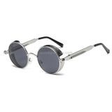  Kính râm Steampunk Retro Gọng tròn kim loại dành cho Nam Nữ (13) 