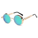 Kính râm Steampunk Retro Gọng tròn kim loại dành cho Nam Nữ (13) 