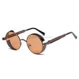  Kính râm Steampunk Retro Gọng tròn kim loại dành cho Nam Nữ (13) 