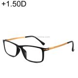  Bản lề lò xo màu đen Chống mỏi mắt & Kính viễn thị tia xanh, + 1,50D 