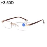  Kính viễn vọng chống tia xanh chống tia xanh không gọng Kính viễn thị, + 3,50D (Đen) 