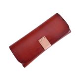  K064 Hộp đựng kính da rám nắng đa năng (màu xanh quân đội) 