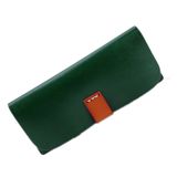  K064 Hộp đựng kính da rám nắng đa năng (màu xanh quân đội) 