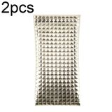  D8649-240 2 cái Túi đựng kính chống nước di động bằng da PU Bullet, Màu sắc: Vàng 