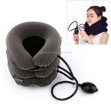  Dụng cụ kéo cổ tử cung bằng cashmere đầy đủ cho gia đình Dụng cụ mát xa cột sống cổ bơm hơi (Xám) 