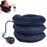  Máy kéo khí cổ bơm hơi Thiết bị kéo cổ mềm Đầu vai cổ Ache Massage đau đầu Giảm đau thư giãn Nẹp (màu xanh đậm) 