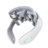  H88 Máy mát xa bốn đầu và vai Rung Máy nén nóng Dụng cụ vật lý trị liệu (Trắng) 