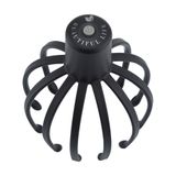  Máy mát xa da đầu bằng điện Multi-Claw Rung giảm căng thẳng Kích thích gãi tóc (Màu đen) 