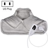  Khăn choàng giữ nhiệt bằng điện trên lưng và cổ phích cắm của Mỹ (Xám đậm) 