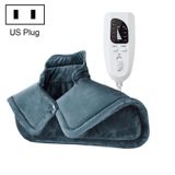  Khăn choàng giữ nhiệt bằng điện trên lưng và cổ phích cắm của Mỹ (Xám đậm) 