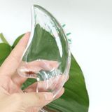  2 chiếc Crystal Crystal Gua Sha Scraping Board Facial Meridian V-hình Face Gua Sha Scraping Board (màu hồng nhạt) 