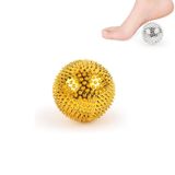  1 cặp Bóng massage từ tính Thư giãn cơ ngón tay Plantar Áp lực massage Ball, Kích thước: 4.7cm (Bạc) 