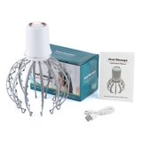  Máy mát xa da đầu bạch tuộc bằng điện Máy cạo đầu không dùng điện có thể sạc lại 