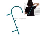  Móc quay lưng Massager Cổ tự cơ Dụng cụ thanh thủ công Hướng dẫn kích hoạt điểm massage (màu xanh đậm) 