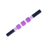  Gậy massage yoga cầm tay ba bi Mace Ba bánh (Tay cầm mềm màu xanh đậm) 