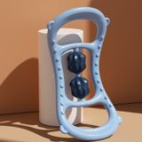  Massage kéo dài vòng yoga với con lăn tăng lên (màu xanh da trời) 