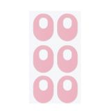  Nhãn dán bảo vệ Callus chống mặc 4 chiếc (hình elip màu hồng) 